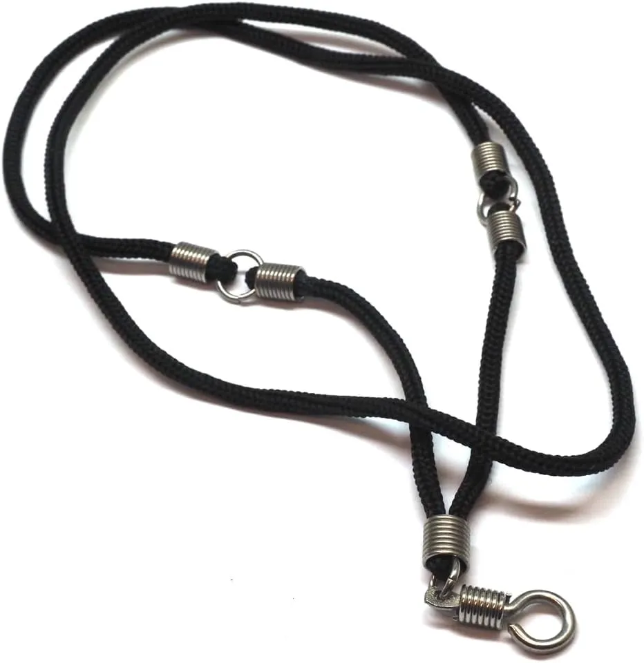 Thai Amulet Necklace, 3 Hoops Rope Necklaces, Stainless Steel, Hanging Ring, for 3 Pendants of Buddha Talisman charms