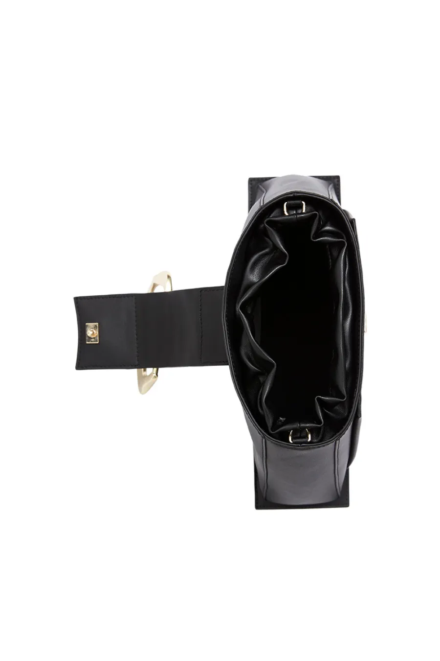 Thea Medium Sculptural Bag Black