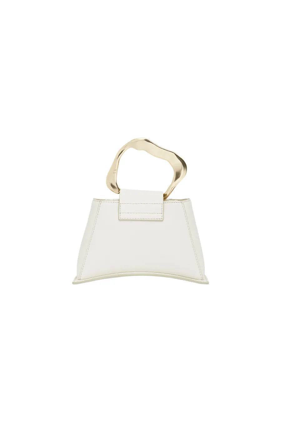 Thea Sculptural Handle Bag Ivory