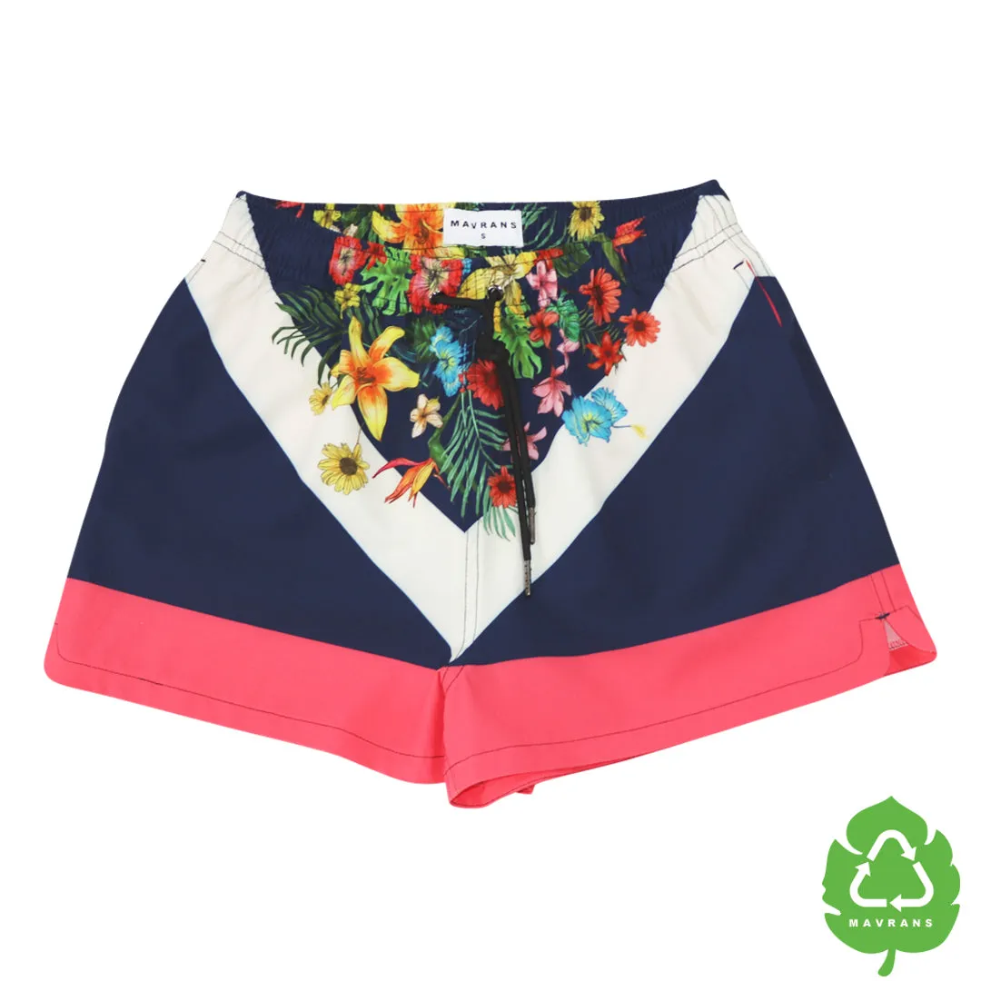 Tropical Point High Waist Short