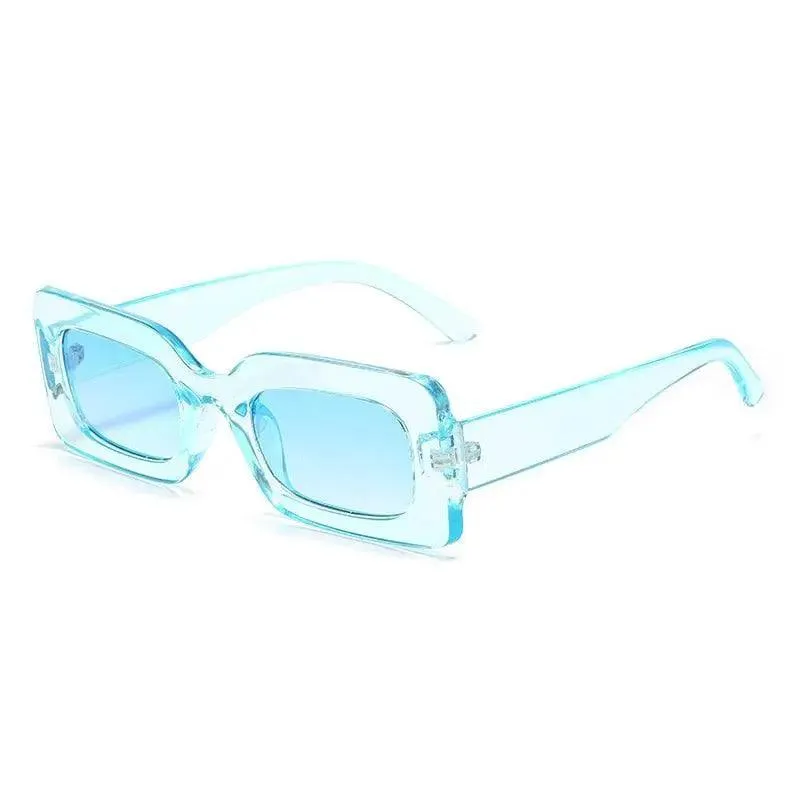Vintage UV400 Rectangle Frame Sunglasses
