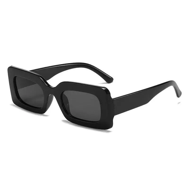 Vintage UV400 Rectangle Frame Sunglasses