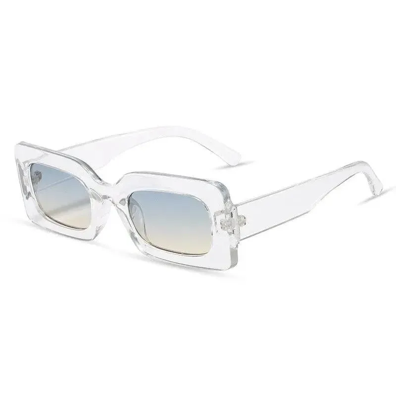 Vintage UV400 Rectangle Frame Sunglasses