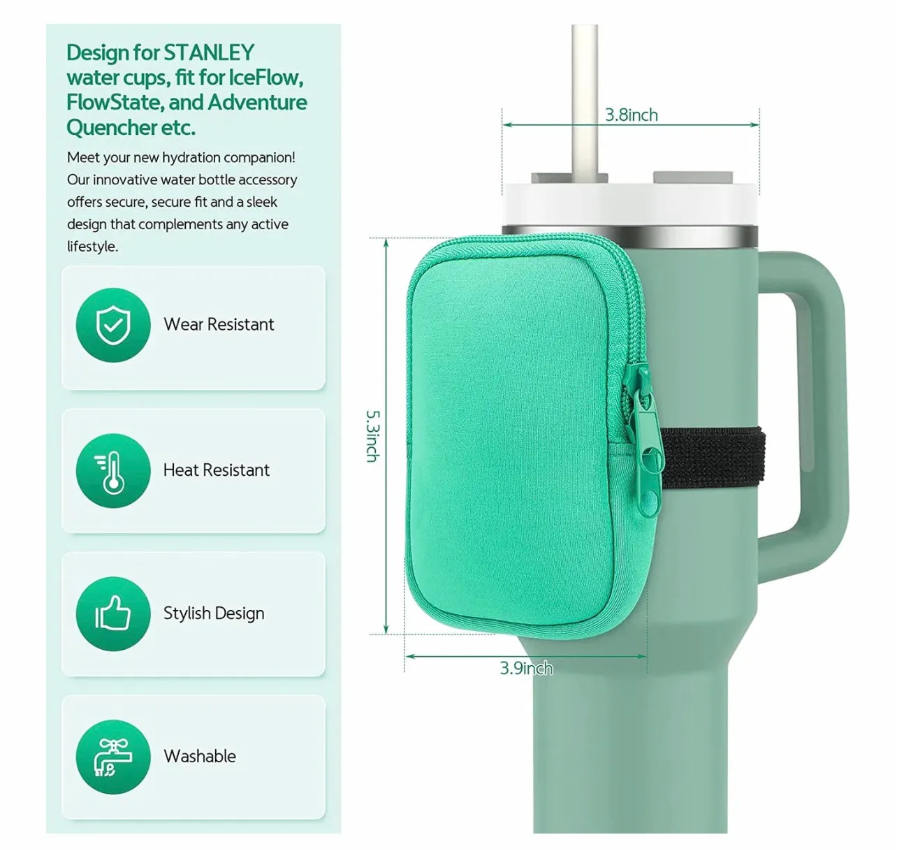 Water Bottle/Insulated Mug Pouch