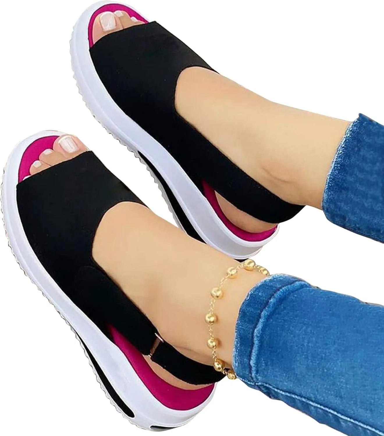 White Fashion Sneakers Women Arch Support Zapatos OrtopDicos De Vestir De Piel para Mujer Women's Running Shoes Black Plantar Fasciitis Shoes Women Black Flats Womens Shoes Dressy Casual Slip Ons