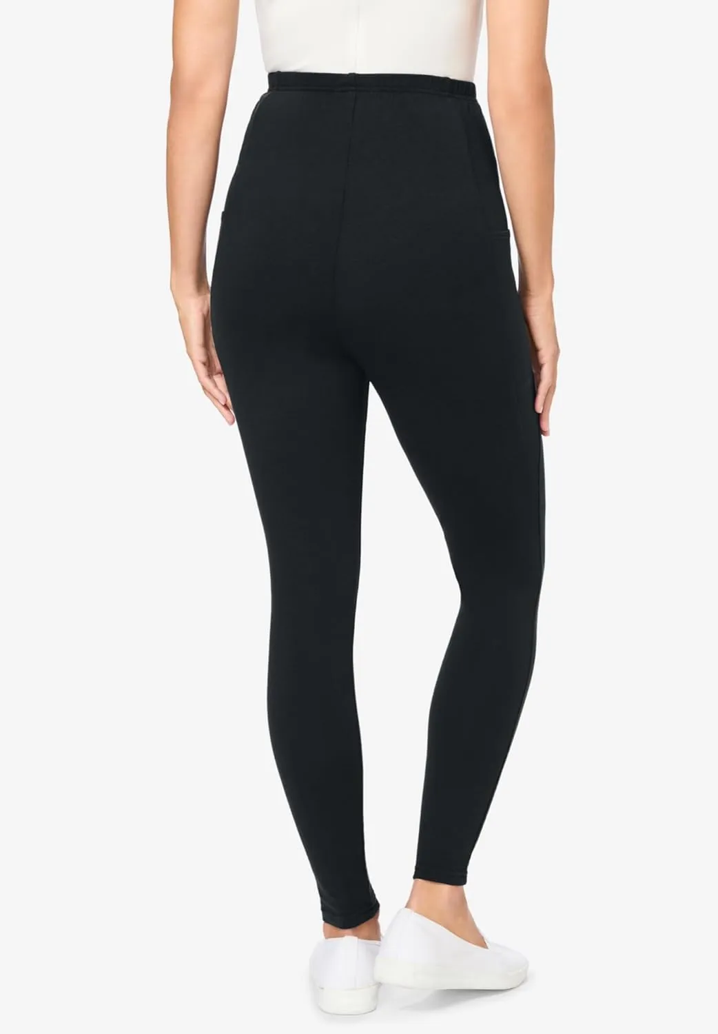 Woman Within Plus Size Petite Pocket Legging
