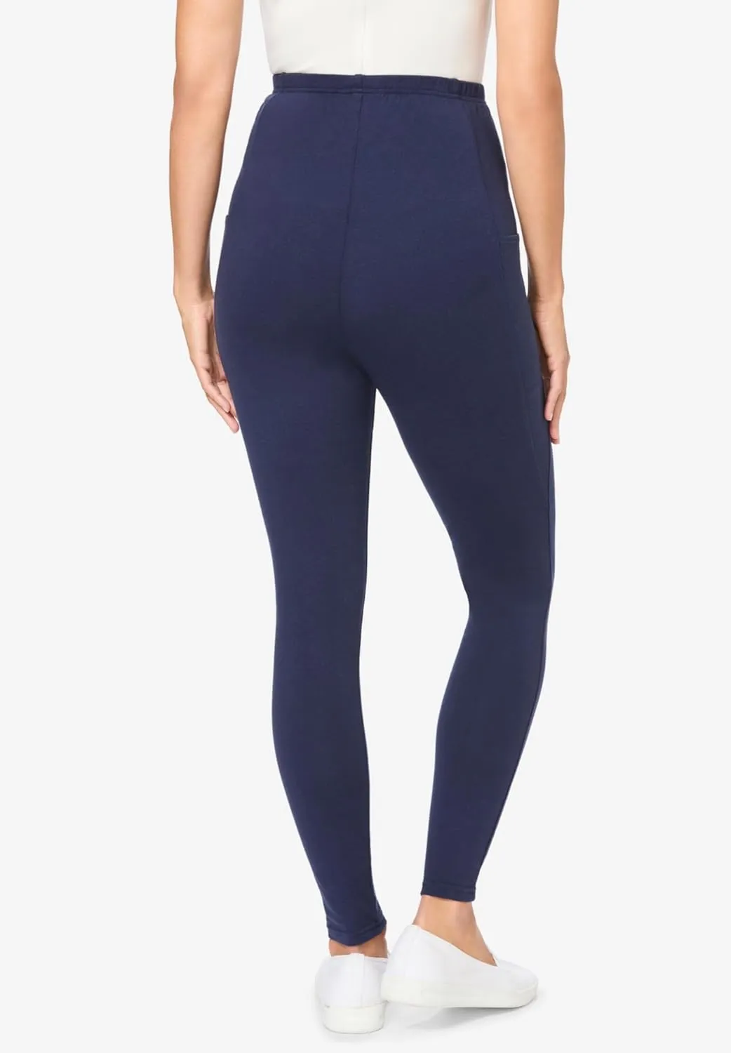 Woman Within Plus Size Petite Pocket Legging