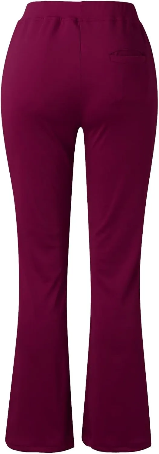 Womans Dress Pants Formal Work Trousers High Waist Slim Fit Casual Yoga Pants Stretchy Skinny Business Office Slacks