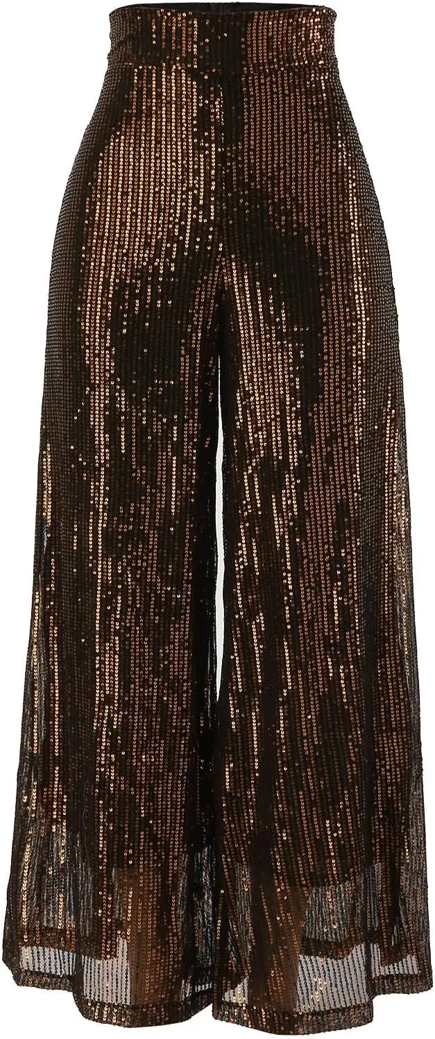 Women Cotton Linen Summer Flowy Pant Trousers Elastic Waisted Stretchy Straight Loose Fit Trousers Trendy