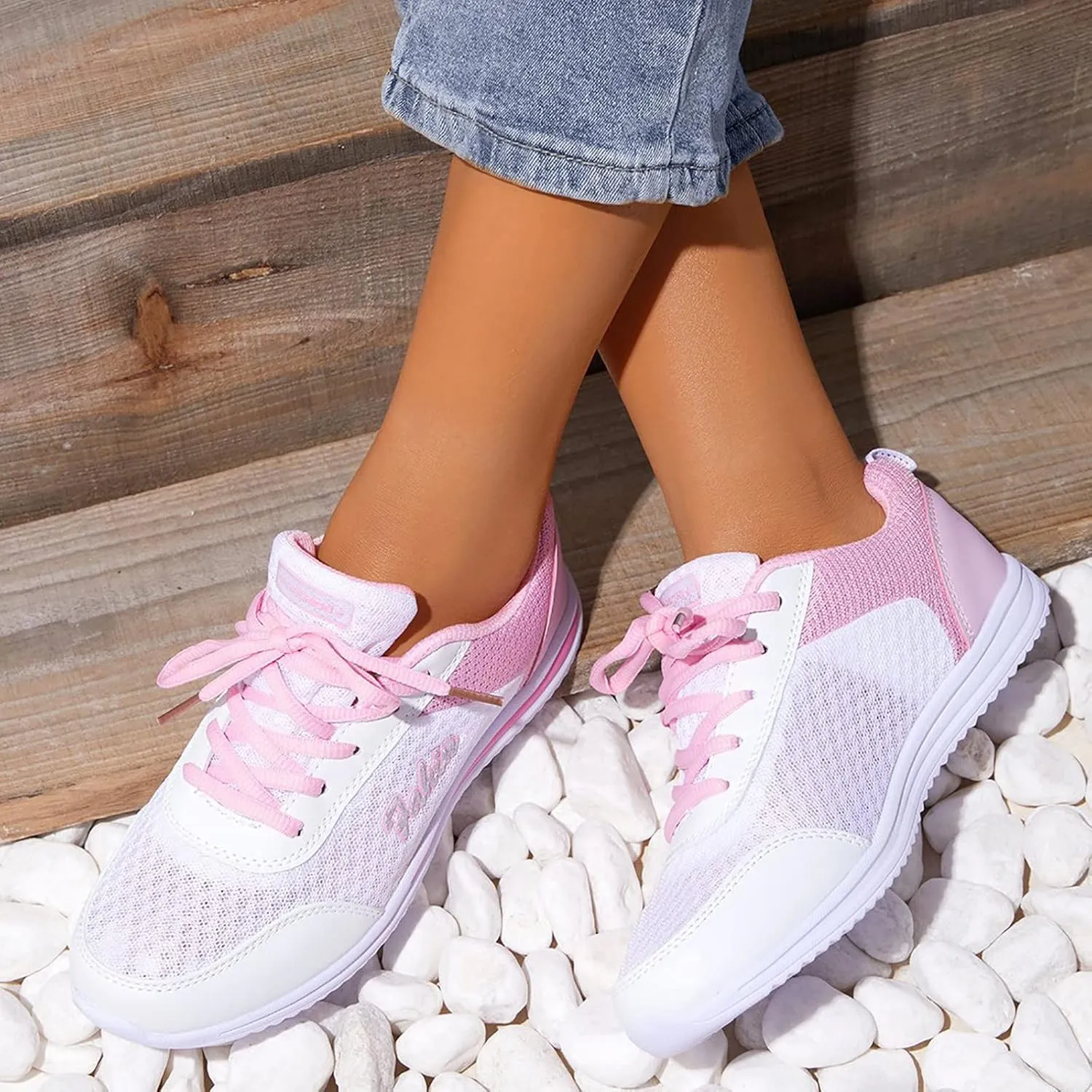 Women Sneakers Black Size 9 All Black Leather Non Slip Work Shoes Womens Walking Shoes for Women Brown Running Shoes for Women with Plantar Fasciitis Slip On Walking Shoes Women Black