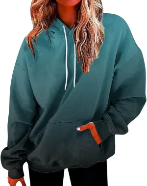 Womens Hoodies Y2k Tie Dye Plus Size Oversized Sweatshirt Loose Fit Drawstring Cute Preppy Hoodie with Pockets