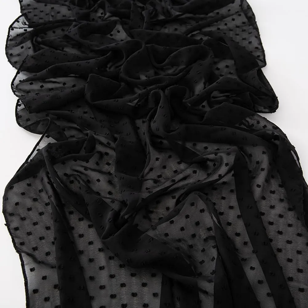 Women's Lightweight Soft Chiffon Long Scarf Fashion Solid Color Scarves Shawls Wrap
