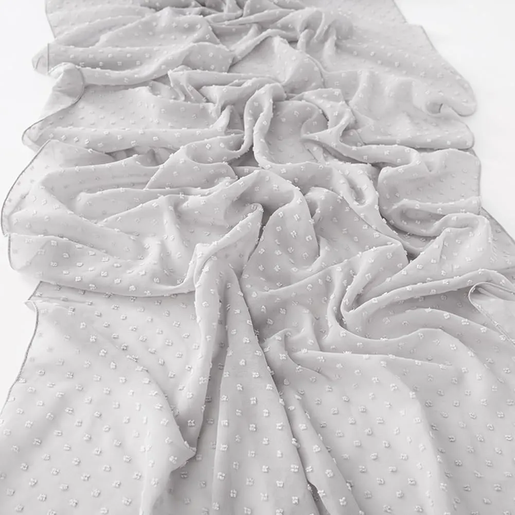 Women's Lightweight Soft Chiffon Long Scarf Fashion Solid Color Scarves Shawls Wrap