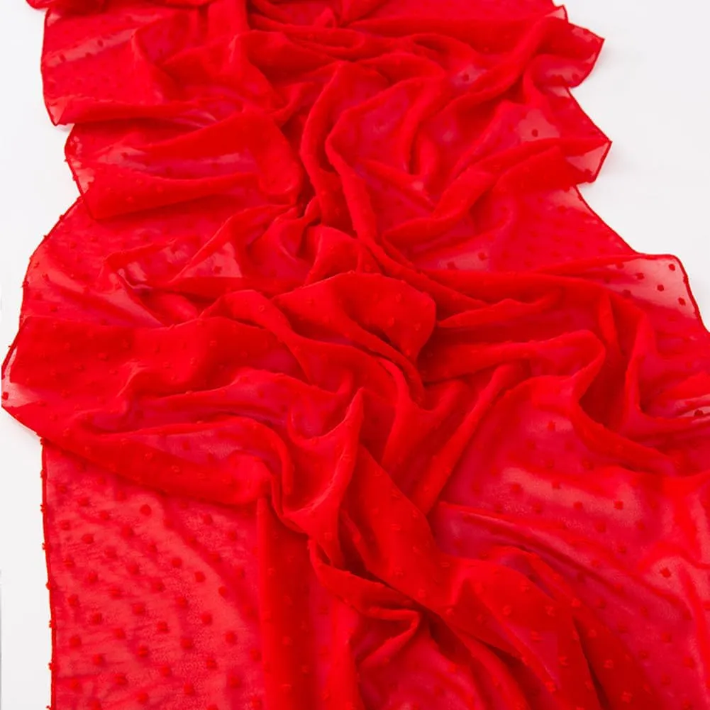 Women's Lightweight Soft Chiffon Long Scarf Fashion Solid Color Scarves Shawls Wrap