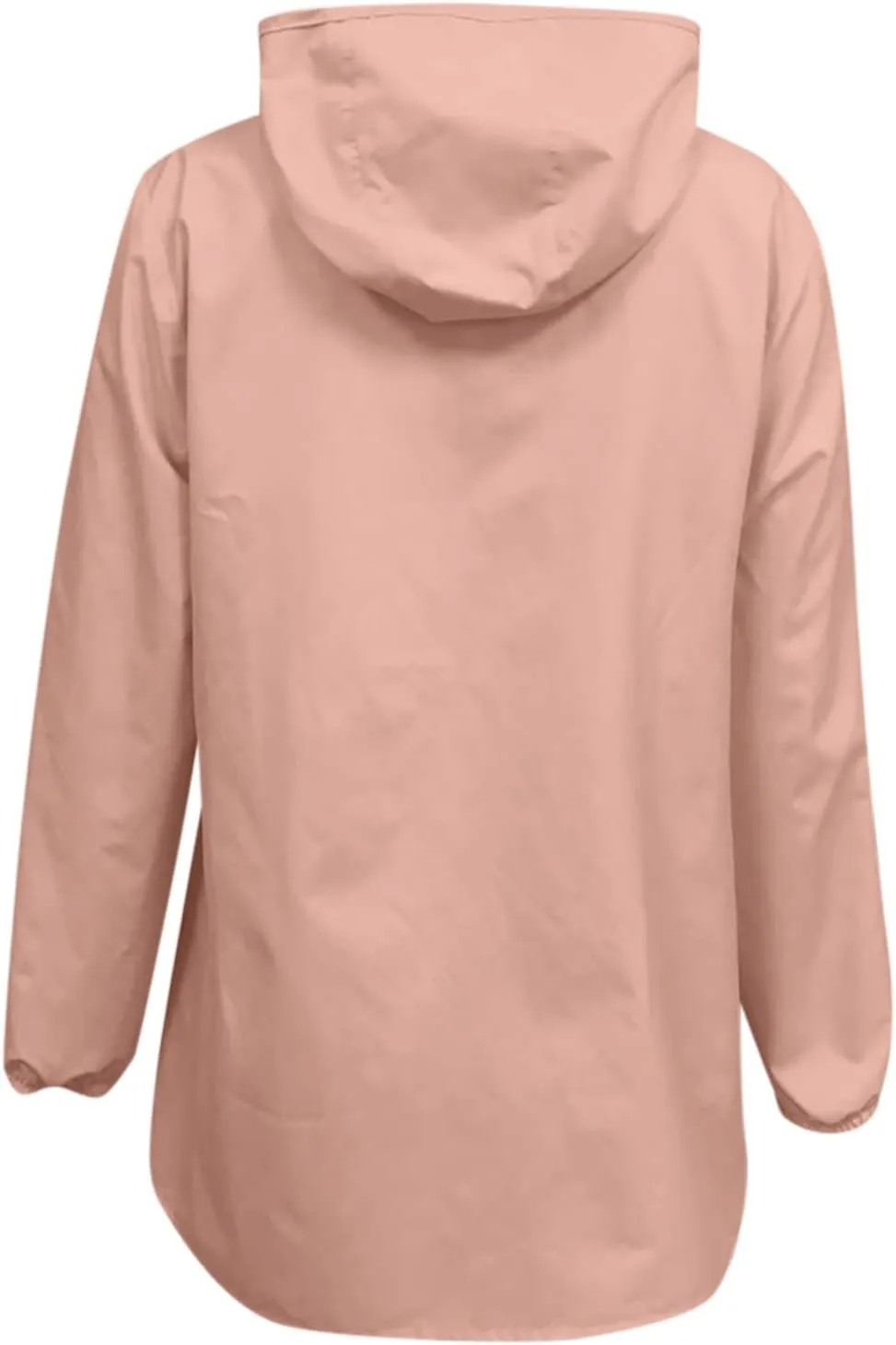 Womens Rain Jacket Lightweight Waterproof Raincoat with Hood Cycling Bike Cardigan Jackets Windbreaker Tops Coats