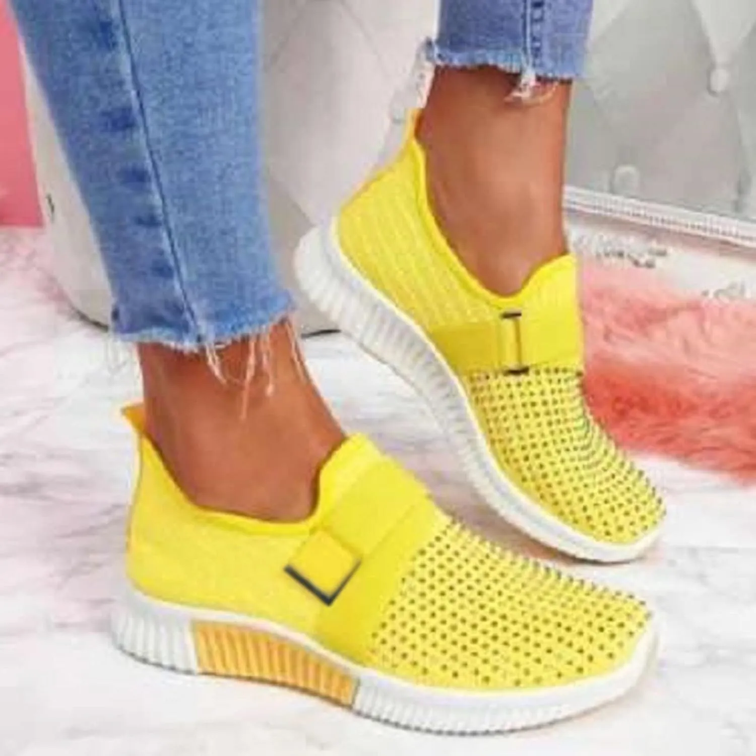 Women's Sneakers Wide Zapatos OrtopDicos para Mujer Antideslizantes Black Shoes Women Sneakers Women's Chunky Sneakers Platform Dad Shoes for Women White Non Slip Shoes for Women Nurse