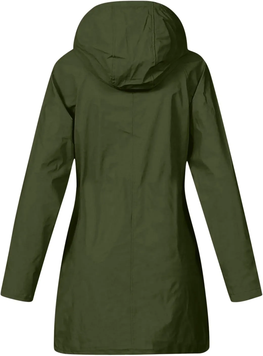 Womens Waterproof Rain Jacket with Hood Lightweight Rain Coats Outdoor Windbreaker Jackets Zip Up Windproof Coats