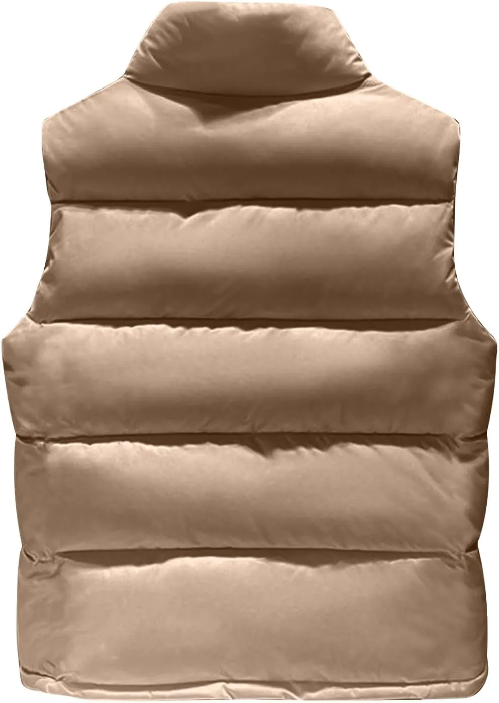 XUNRYAN Winter Jackets for Girls Vests Puffer Jacket Sleeveless Quilted Lightweight Down Coat Cropped Vest Anorak Outwear