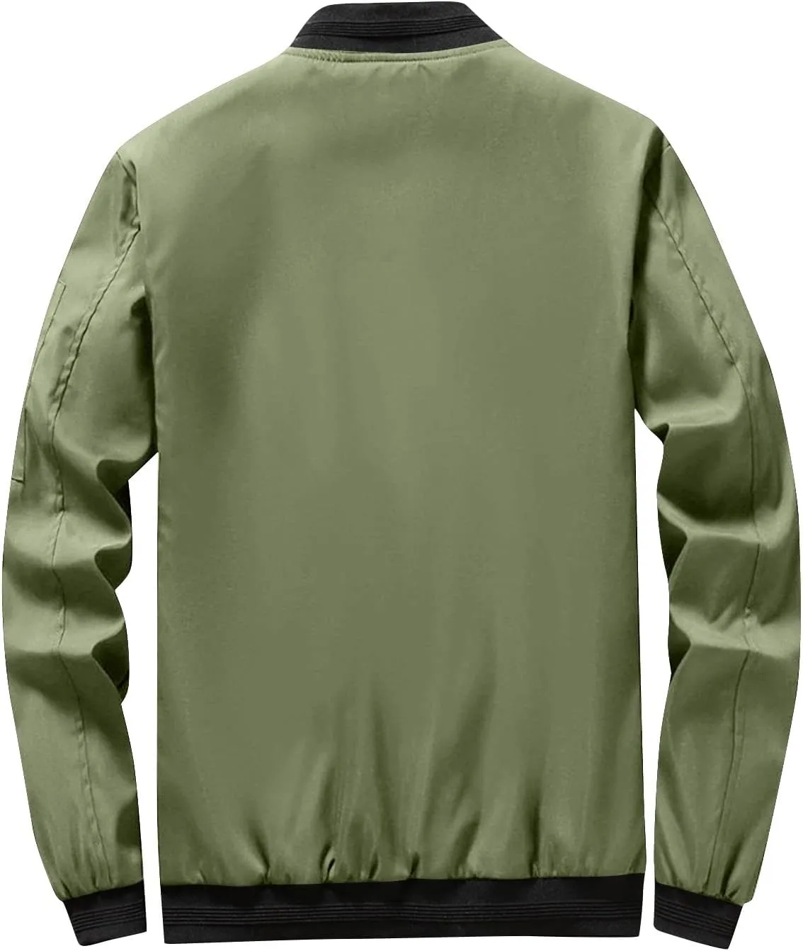 Ymosrh Men's Casual Jackets Lightweight Windproof Bomber Jacket Full Zip Winter Warm Coats Outwear Chaqueta, XXXL-L6
