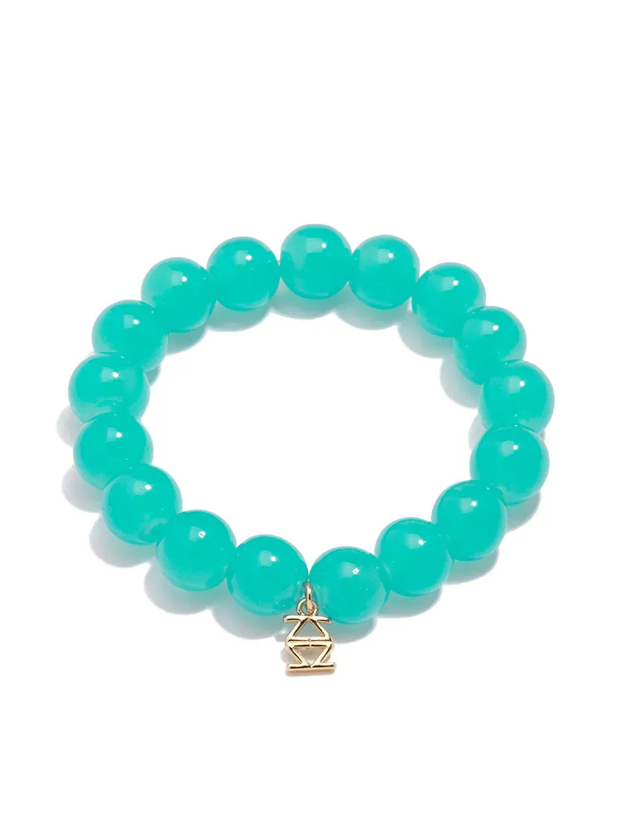 Zenzii Medium Glass Bead Stretch Bracelets