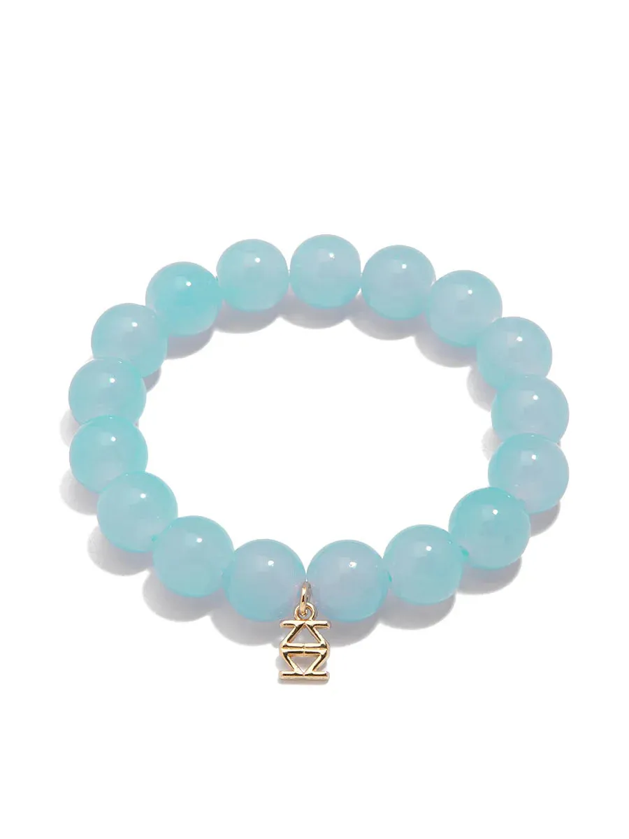 Zenzii Medium Glass Bead Stretch Bracelets